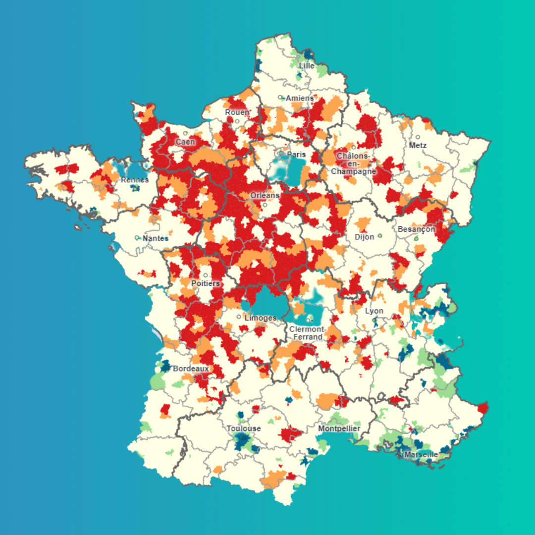 Zonage conventionnel des masseurs kinésithérapeutes